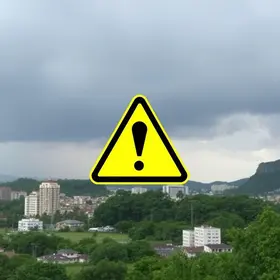 alerta amarelo de tempestade