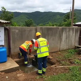 manutenção emergencial da Copasa