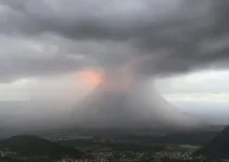 alerta amarelo de tempestade em Aiuruoca