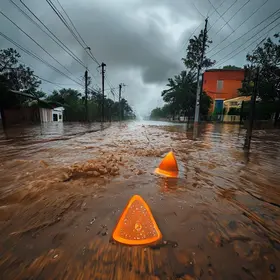alerta laranja chuvas Pouso Alegre