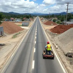obras nas rodovias do Sul de Minas