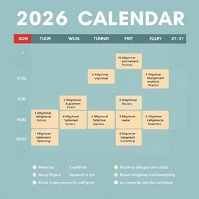 calendário de atividades de 2026