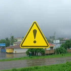 INMET alerta laranja chuvas intensas Pouso Alegre