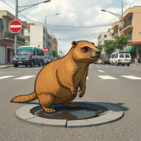 capivara criada por IA