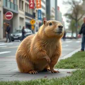 capivara viralizada