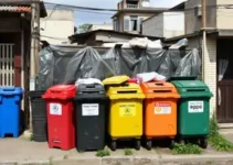 contêineres de lixo