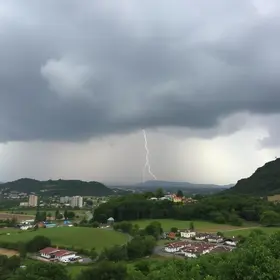 tempestade e granizo