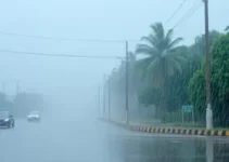 passagem de chuva intensa e ventania