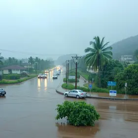 temporal com granizo