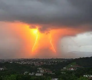 alerta amarelo de tempestade em Ouro Preto