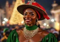 Naomi Campbell celebra o Natal