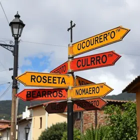 sinalização Ouro Preto