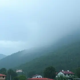 alerta amarelo de tempestade em Ouro Preto