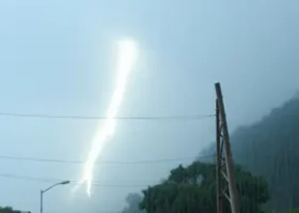 tempestade com granizo em Ouro Preto
