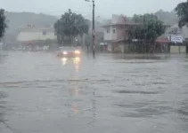 Chuva alaga Passos (MG)