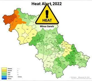 Alerta vermelho de calor