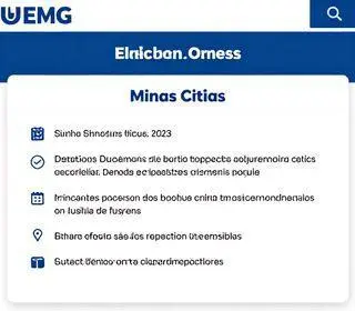 processo seletivo UEMG MG