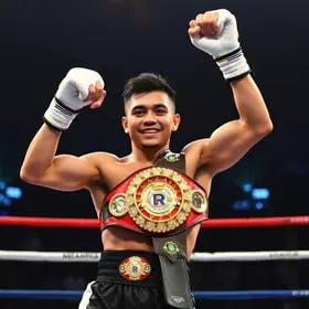 Francana conquista cinturão de muay thai