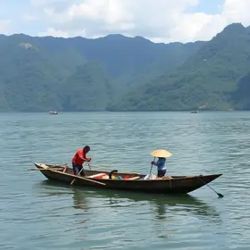 pesca no Lago de Furnas