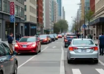 calçadas ocupadas por carros