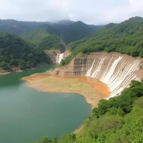 nível do lago de Furnas