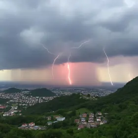 alerta de vendaval em Minas Gerais